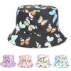 Unisex Baumwolle Bucket Hat Männer Frauen Doppelseitige Sonnenkappe Sommermode Fischerhüte