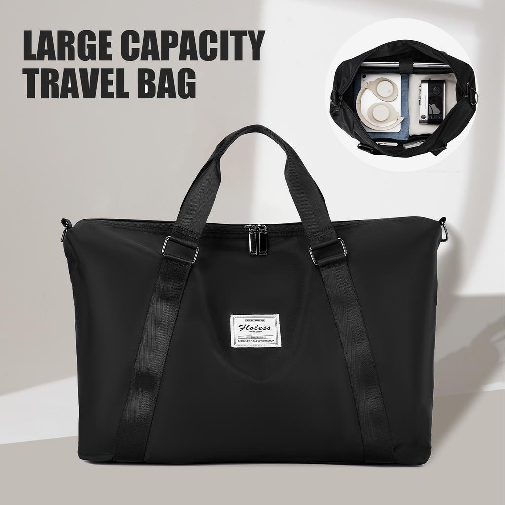 Large Travel Bags Male Female Casual Hand Luggage Bags Dry-Wet Separation Sport Duffle Bag Overnight Weekend Handbag Gym Package