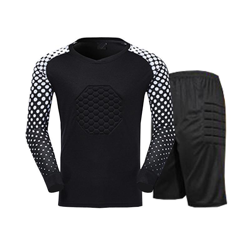 Football Jersey Goalkeeper Goalkeeper Jersey Set Adult Children Long-sleeved Gantry Game Training Jersey Wholesale Foreign Trade