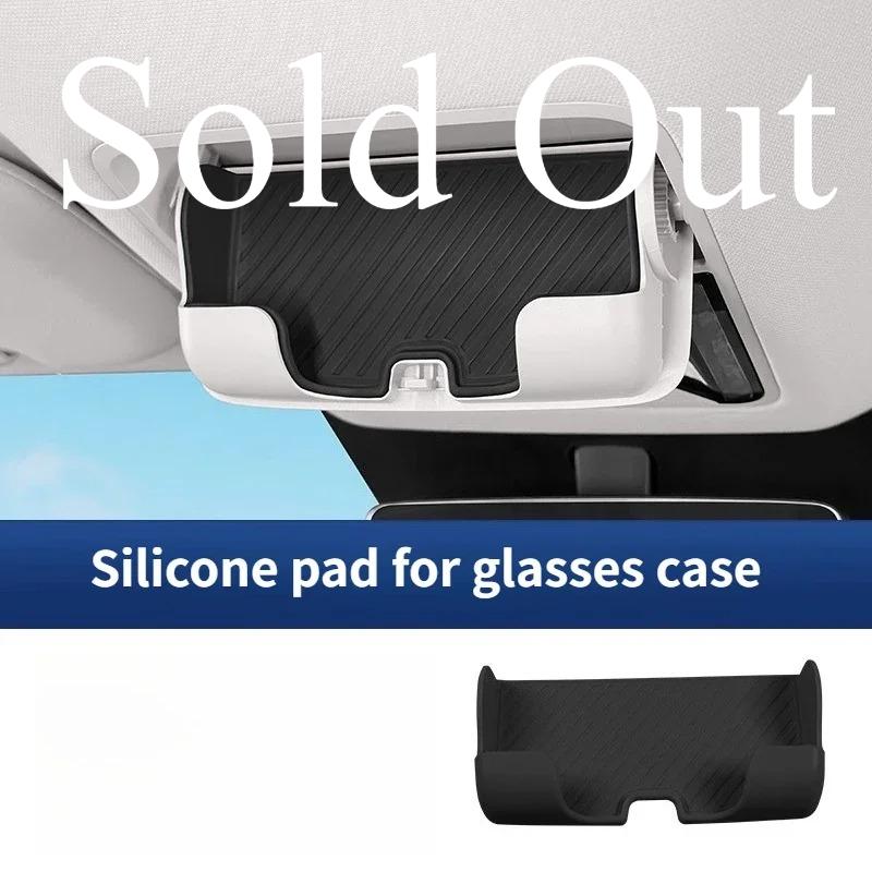 Glasses Case Silicone Pad Sunglasses Storage Box Shock Absorber Pad Interior Modification Supplies For BYD Han L EV dmi Tools