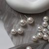 French Retro Pearl Earrings: Trendy 2025 Style with Korean 925 Silver Needle - Elegant Commuting Statement.