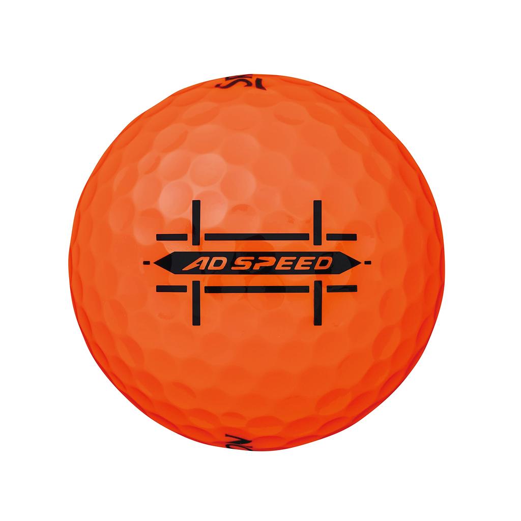 DUNLOP SRIXON AD SPEED Golf 2022 1 Dozen Passion Orange Balls, Model, (12 Balls),