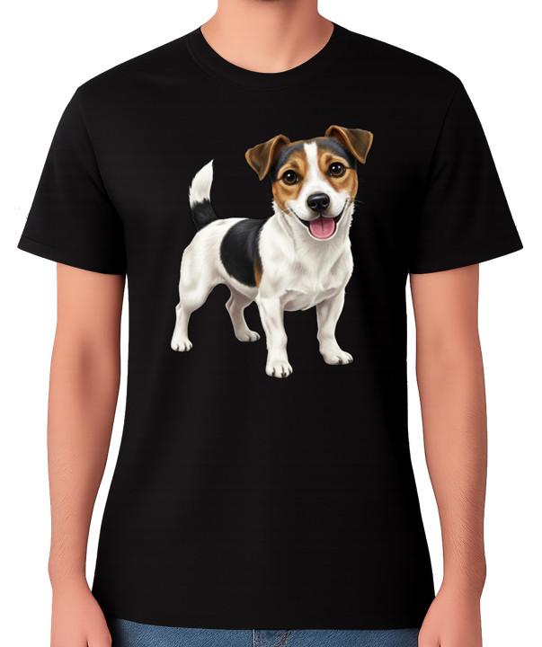 

Happy Jack Russell Terrier Dog Illustration T-Shirt Pet Lover Gift Unisex Tee 5XL різнокольоровий
