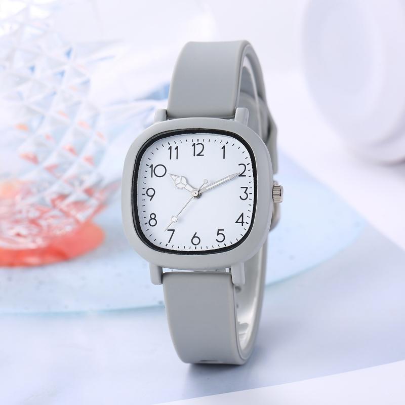 Módní dámské hodinky Silikonový řemínek Náramkové hodinky Quartzové hodinky pro ženy Hodiny Dámské hodinky Dárek Reloj Mujer