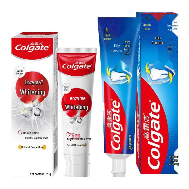 Colgate Fresh Whitening Toothpaste Combo 370g