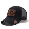 Lether Patch DADDY Trucker Hat Casual Wear Net Baseball Cap DAD Snapback Cap  Climbing Cycling