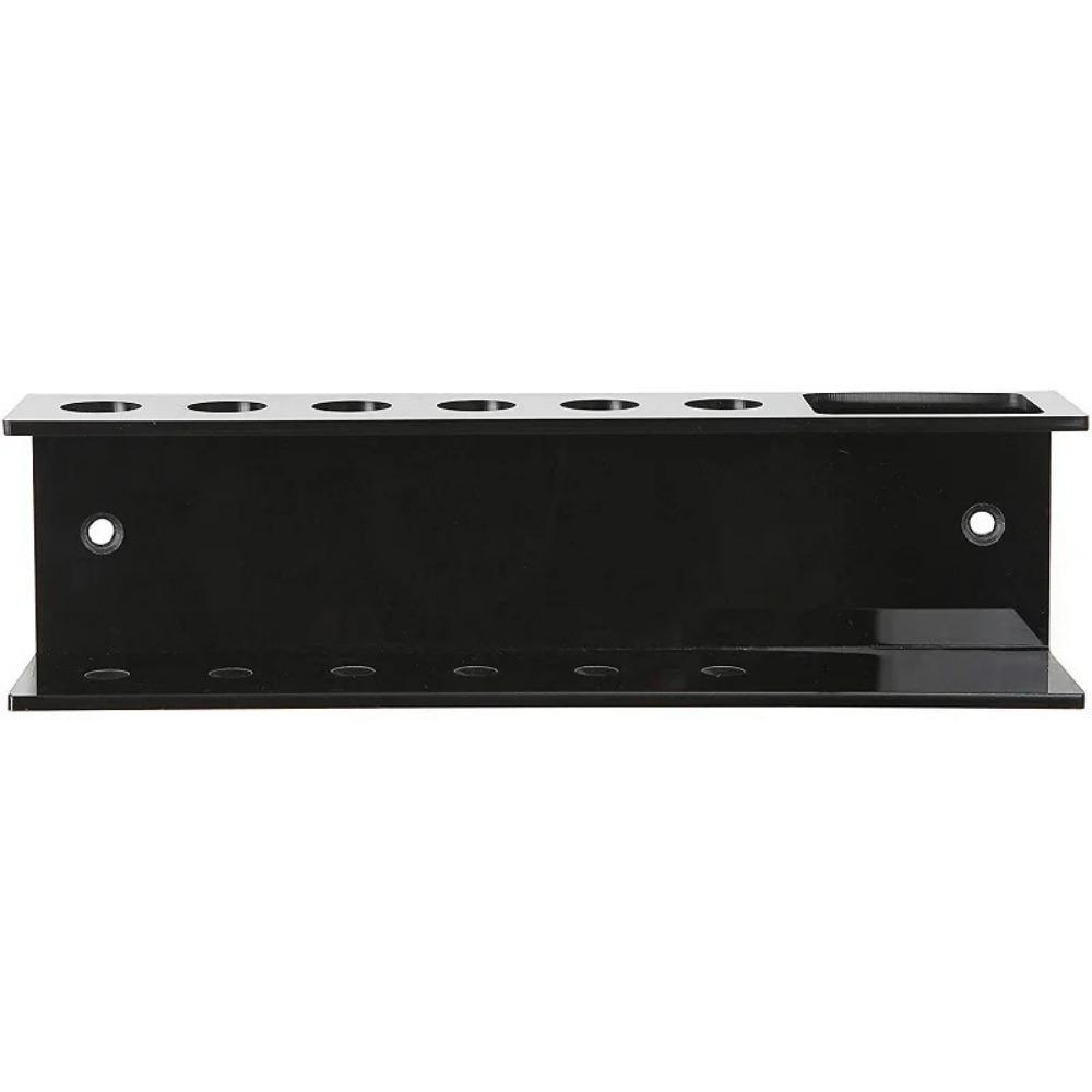 6 Slot Marker Pens Holder Wall-Mounted Eraser Storage Rack Space-saving 6-Hole Pen Stand  School