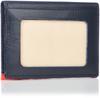 Pass Case with Windows On the Inside and Outside NH0783 Dark 10701 [Kitamura] Women's Blue/Red [Navy]