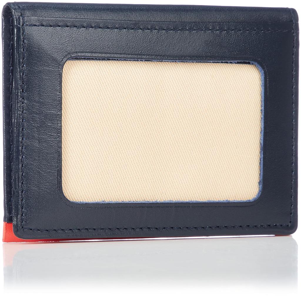 Pass Case with Windows On the Inside and Outside NH0783 Dark 10701 [Kitamura] Women's Blue/Red [Navy]