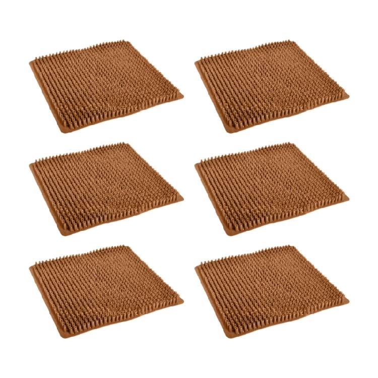 Eggs Laying Pad for Chicken Pack of 6 Plastic Nesting Mats Washable Reusable Poultry Backyard Nesting Essentail