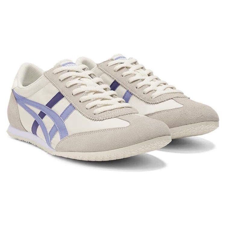 ONITSUKA TIGER Machu Racer Fabric Leather Sports Comfortable Slip Resistant Durable Low Top Lifestyle Casual Shoes Unisex Casual Shoes 1183B877-100