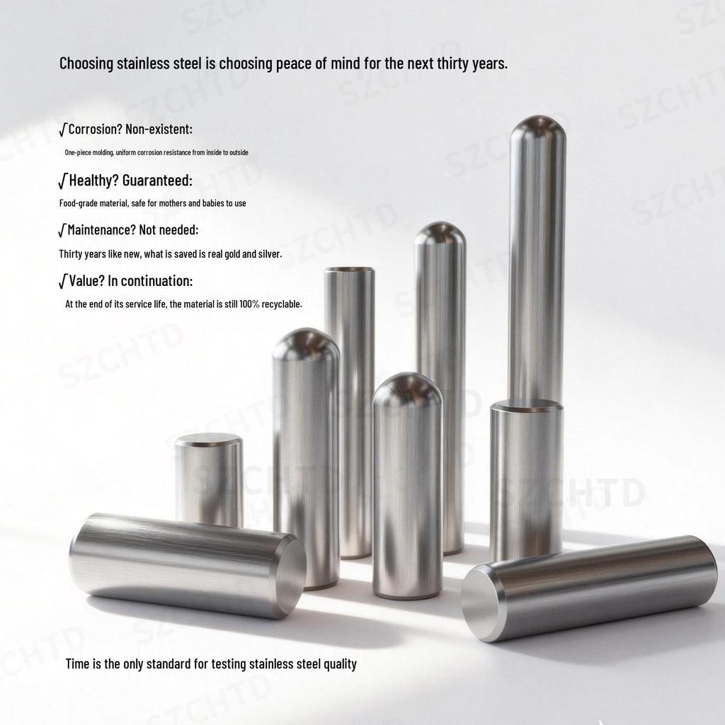 Stainless Steel Cylindrical Dowel Pin Roller (0.7~3.5)