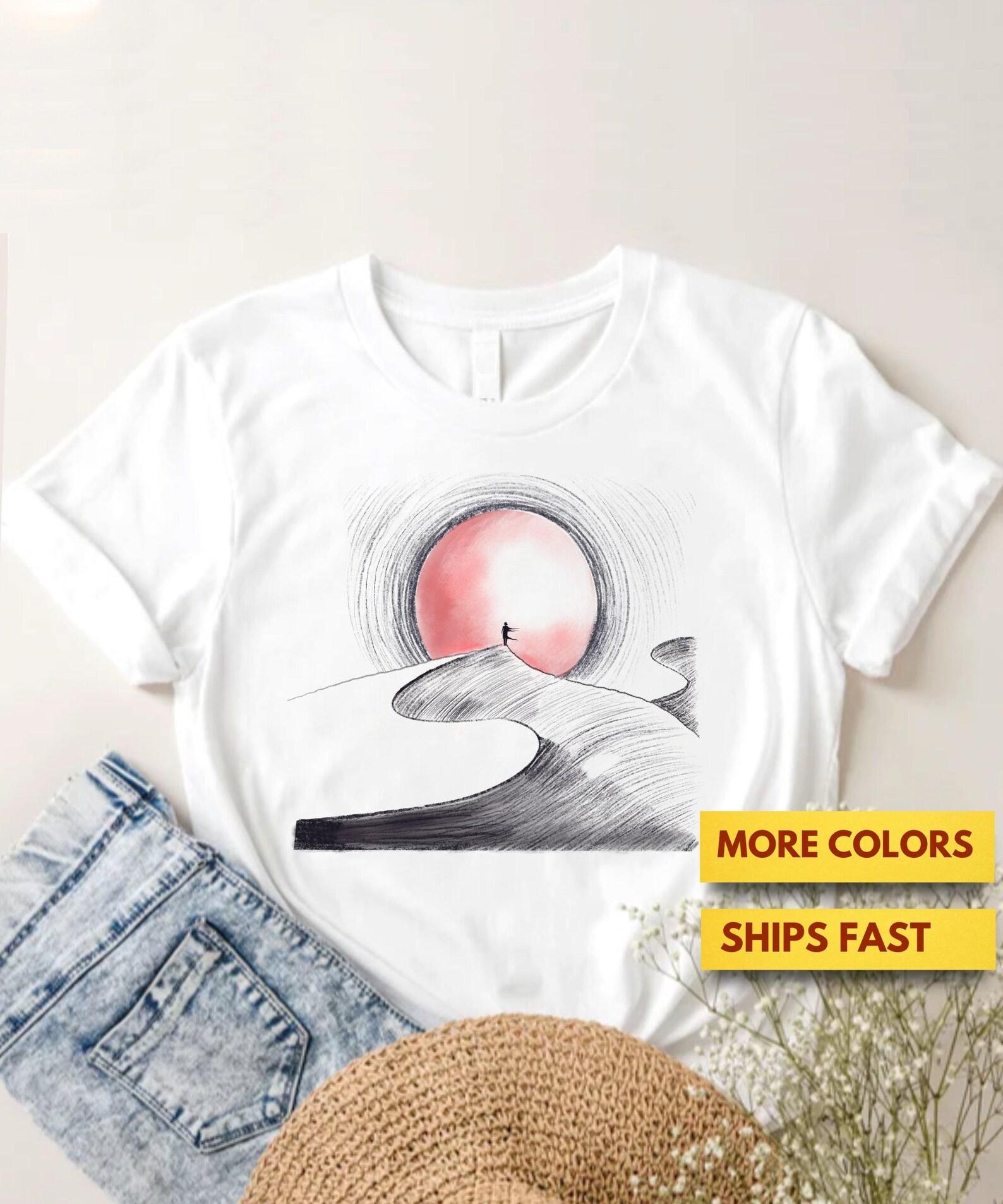 Dune Shirt, Desert Landscape Shirt, Sand Shirt, Ultra Soft Premium Tee L