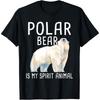 Polar Bear Is My Spirit Animal - Wildlife Lover Zookeeper Cotton Men T Shirt