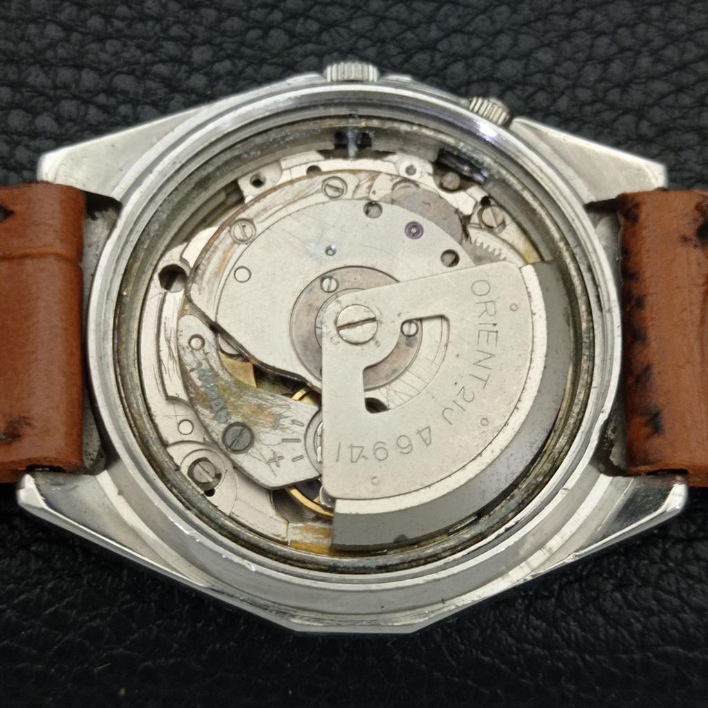 VINTAGE ORIENT CRYSTAL AUTOMATIC 46941 JAPAN MENS ORIGINAL DIAL WATCH A703593-1