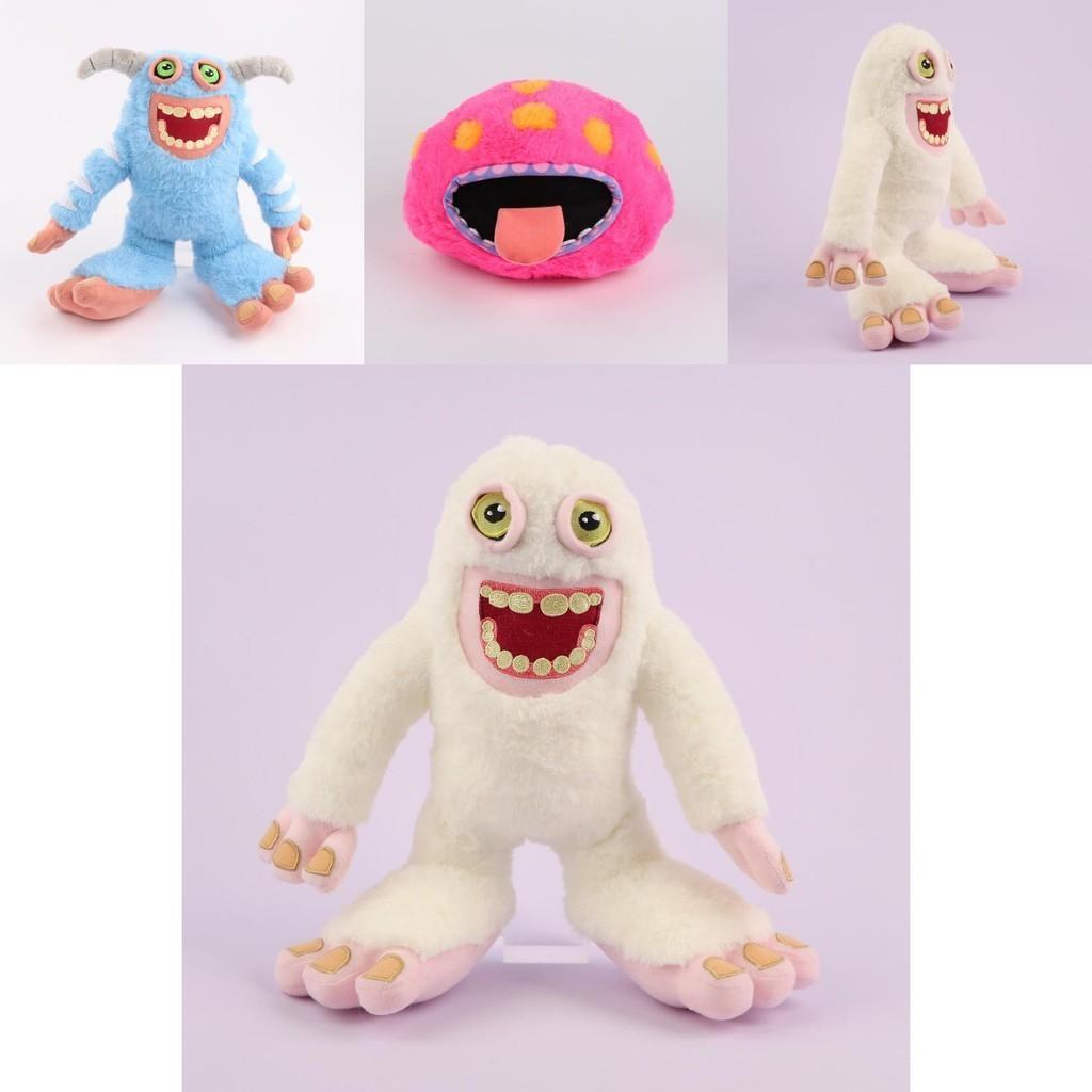 My Singing Monsters Plush Toy Blue White And Pink