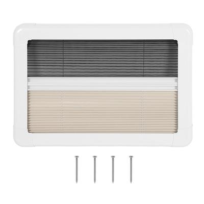 30 X 20in RV Pleated Blinds Privacy Protection Durable Structure for Camper Van Caravan Motorhome