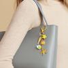 Stainless Steel Starfish Tassel Keychain Elegant Versatile Bag Charm  Car Key