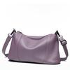New Top Layer Cowhide Soft Leather Fashionable and Versatile Simple Multi-layer Small Bag Crossbody Bag Slanted Women's Bag
