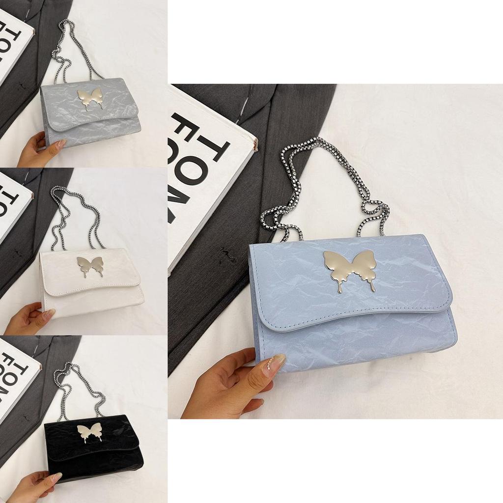 Minimalist Pu Butterfly Knot Crossbody Bag For Daily Casual Wear