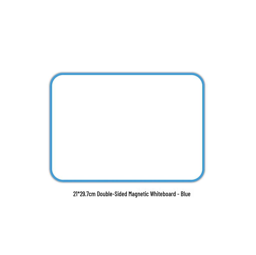 Double-sided Magnetic Desktop Whiteboard for Home & Office - Erasable Blackboard for Teaching & Children's Handwriting.