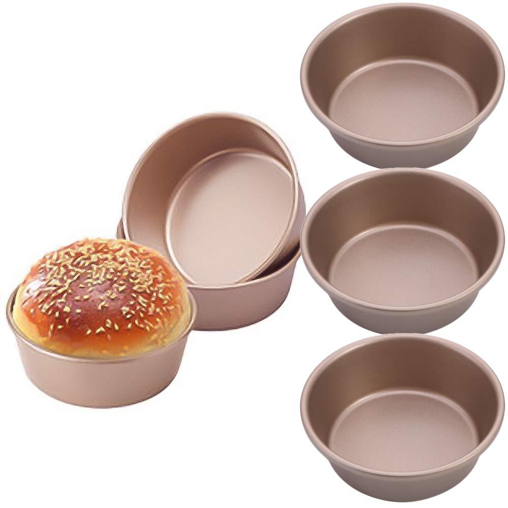 

Non Stick Bottom Hamburger Mold 4 Inch Cake Baking Pan Cake Mold Bread Mold Home Bread Mold