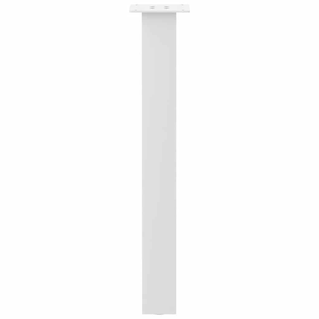 Vidaxl Nogi Do Stolika Kawowego, 4 Szt., Biale, 72 Cm, Stal