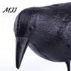 Window Decoration Crow Realistic Design Ornament, with Feather Texture Statue Texture, Stable Base Waterproof Sun-Resistant Gothic