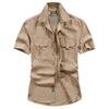 Men's Plus Size Casual Long-Sleeve Cotton Shirt - Spring/Autumn 2026 Collection
