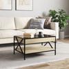 Infinity LED Coffee Table in Sonoma Oak 70 x 50 x 38 cm