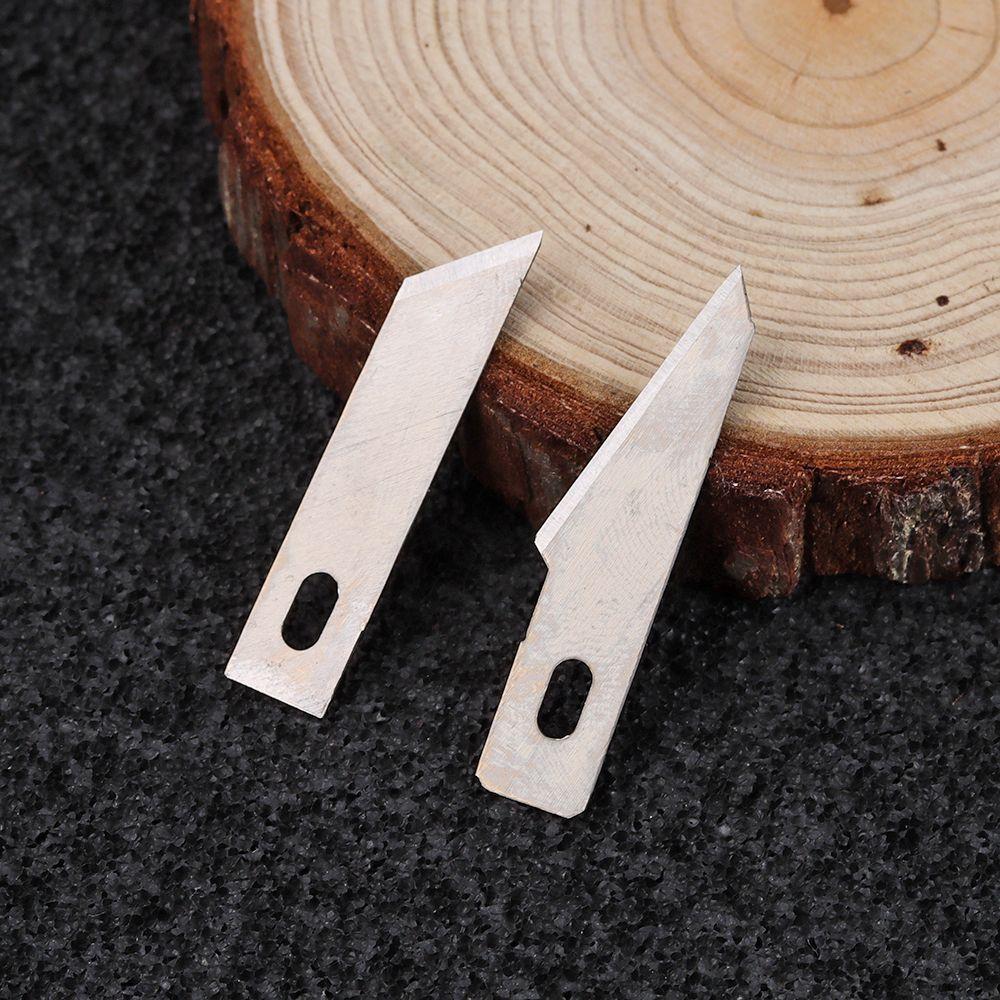 5 Stück/Set Gravur Anti-Rutsch Metall Skalpell Messer Teile Klingen Schneider Bastelmesser für Mobiltelefon PCB Reparatur Handwerkzeuge