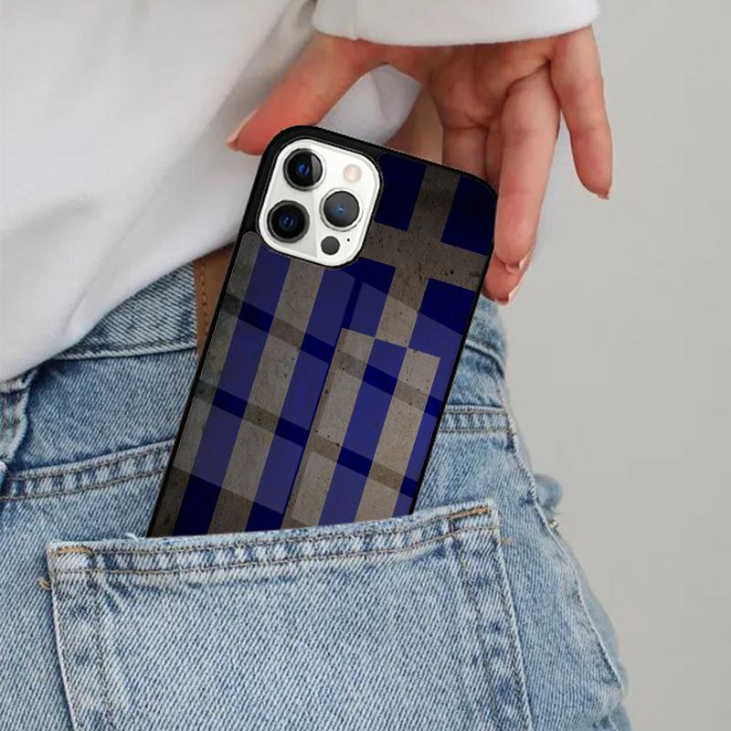 Greek flag Crete Greece Phone Case Magesafe Magnetic Wireless Charge Cover For IPhone 18 16 11 12 13 14 15 Pro Max Plus Mini