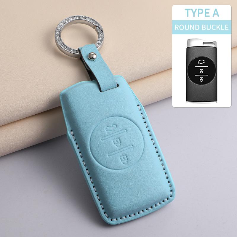 For Chery Tiggo 5 7 8 Tiggo 8 3x Arrizo 5 6 Pro Gx 5x EQ7 Jaecoo J7 7 J8 Omoda 5 C5 PU Car Keychain Shell Holder Car Accessories