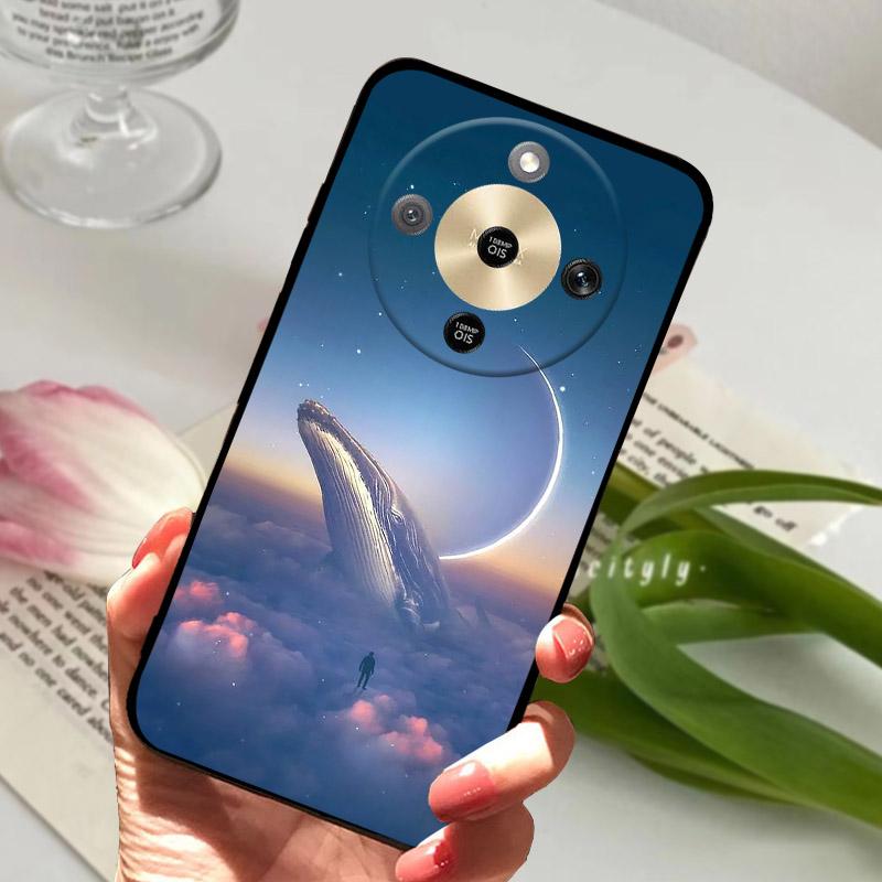 For Honor X9D Phone Case MTN-NX1 Cool Wolf Lion Silicone Back Cover For Honor Magic 8 Lite X 70 HonorX70 HonorX9d Soft TPU Funda