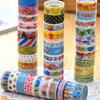 10 Pcs/lot Korean Version of Cute Cartoon Tape Trumpet Colored Adornment Tape DIY Color Tapes Many Mixed Delivery