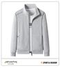 Men's Plus Size Velvet-Lined Cotton Hoodie Jacket: 2026 Autumn/Winter Fashion, Simple Sporty Style with Stand Collar