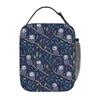 Isolierte Lunchtasche mit niedlichem Faultier-auf-dem-Ast-Muster für Kinder, ideal für Schule und Schule, als Kühlbox oder tragbare Lunchbox.