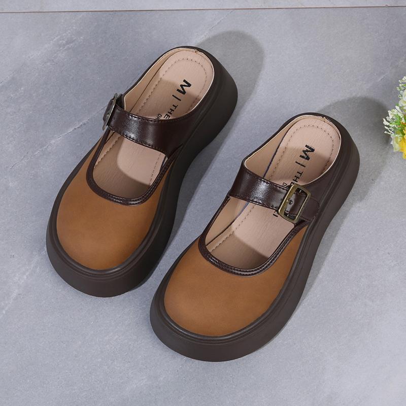 New Platform Fashion Slippers Summer Shallow Sandals  Designer Slingback Women Shoes Walking Designer Dress