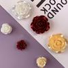 Push Pin Tacks, 30 Pcs Rose Shape Push Pin Steel Point Thumb Tacks Mark Office Accessories