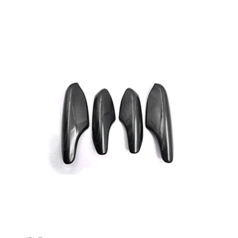 For Honda Civic 11th Gen  Car Door Armrest Panel Cover Trim Door Handle Bowl Frame Cover Trim ABS Carbon Fiber Car Styling