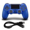 Wired Vibrate Game Controller Handle Dual Double Shock for PC