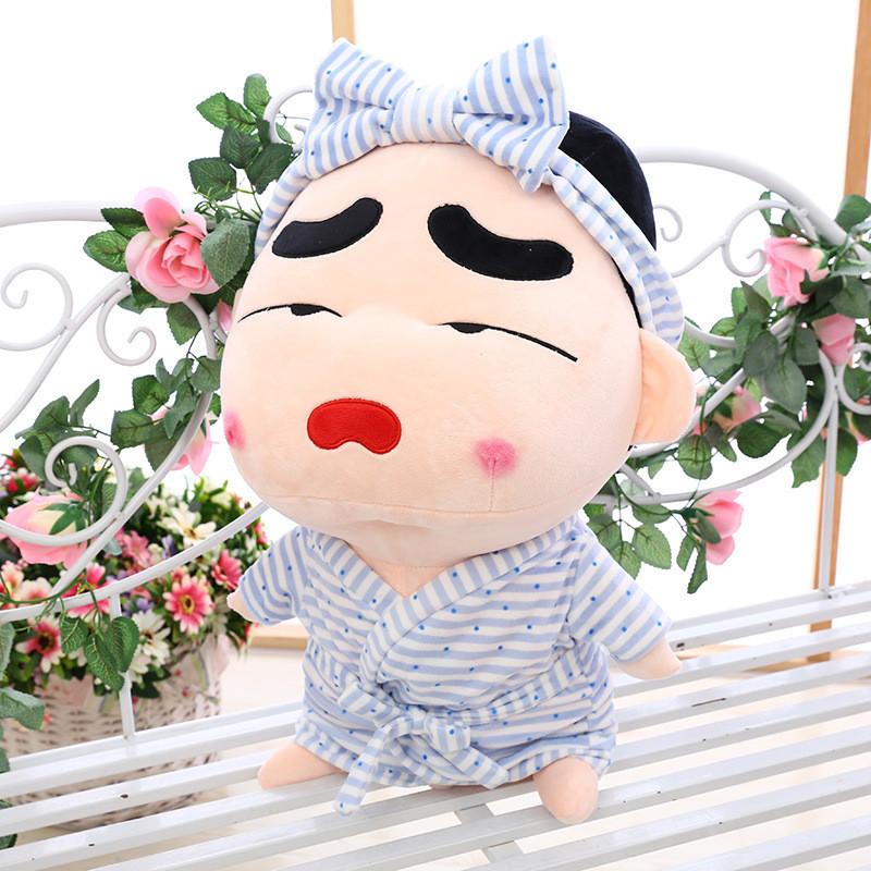 Shin Crayon Chan Plush Toy Bathrobe Multi Expression Stuffed Doll Gift Girl