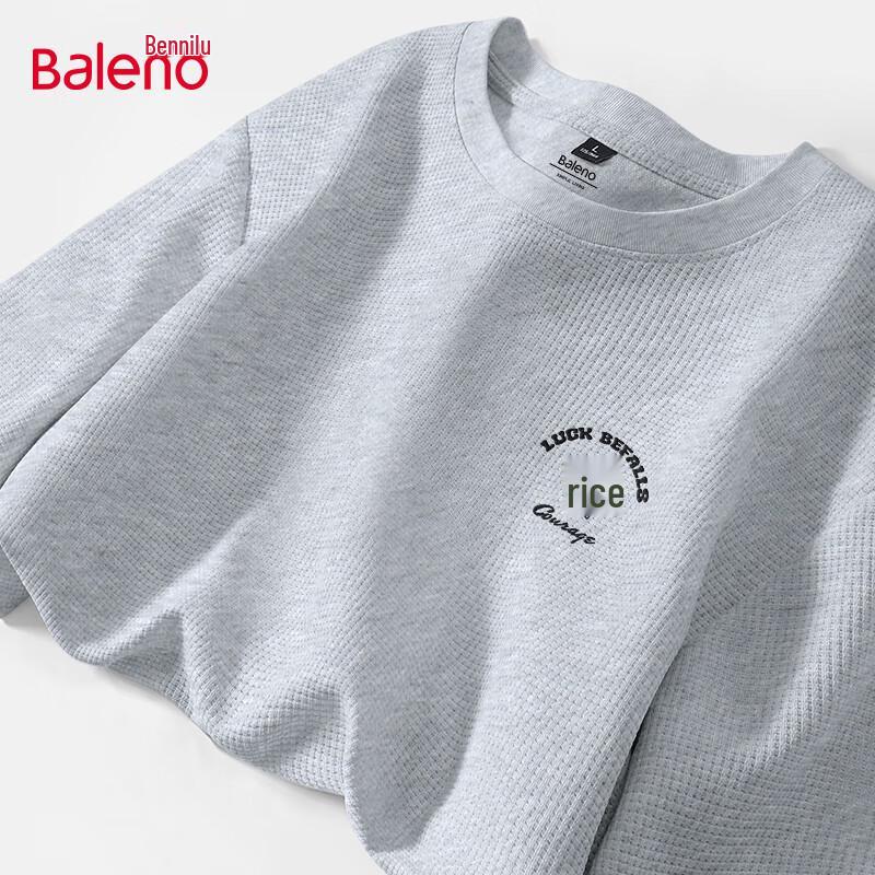 Baleno Men's Waffle Knit Long Sleeve T-shirt