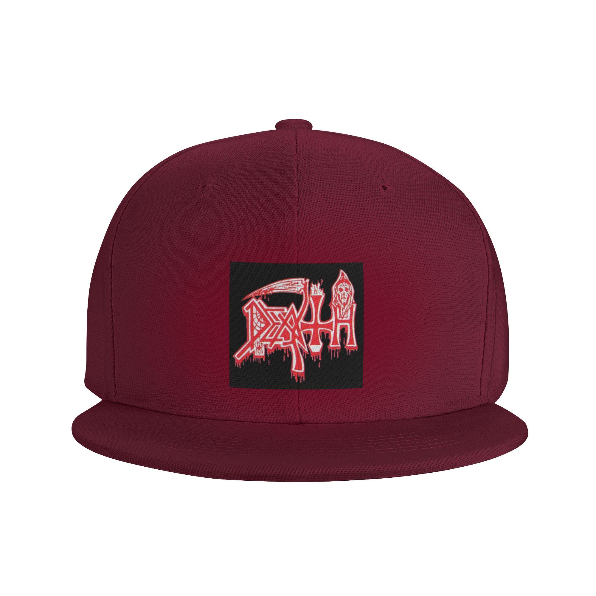 

Death Band Rock Band Metal Music Baseball Caps Snapback Fashion Baseball Hats Breathable Casual Casquette Outdoor for Unisex One Size