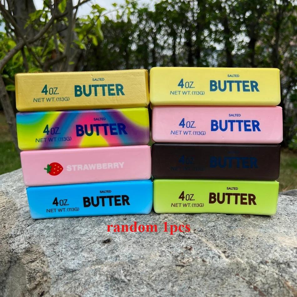willekeurig 1 stuks Squishy Boterstaafje Langzaam Rijzend Fidget Speelgoed Reusachtige Boterstaafjes Vochtig Knijpspeelgoed voor Volwassenen Autisme Cadeaus yellow
