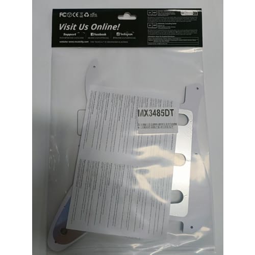 Musiclily Pro 8-Hole ST Stratocaster Pickguard, SSS, 4-Piece, Brown Tortoiseshell, for 2008-2019 China-Made Squier Classic Vibe SQ CV 50s Reissue Vint