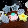Silicone Storage Box Mold Set Strawberry/Star Shape Organizers Moulds Silicone Texture for Home and Office Ornament