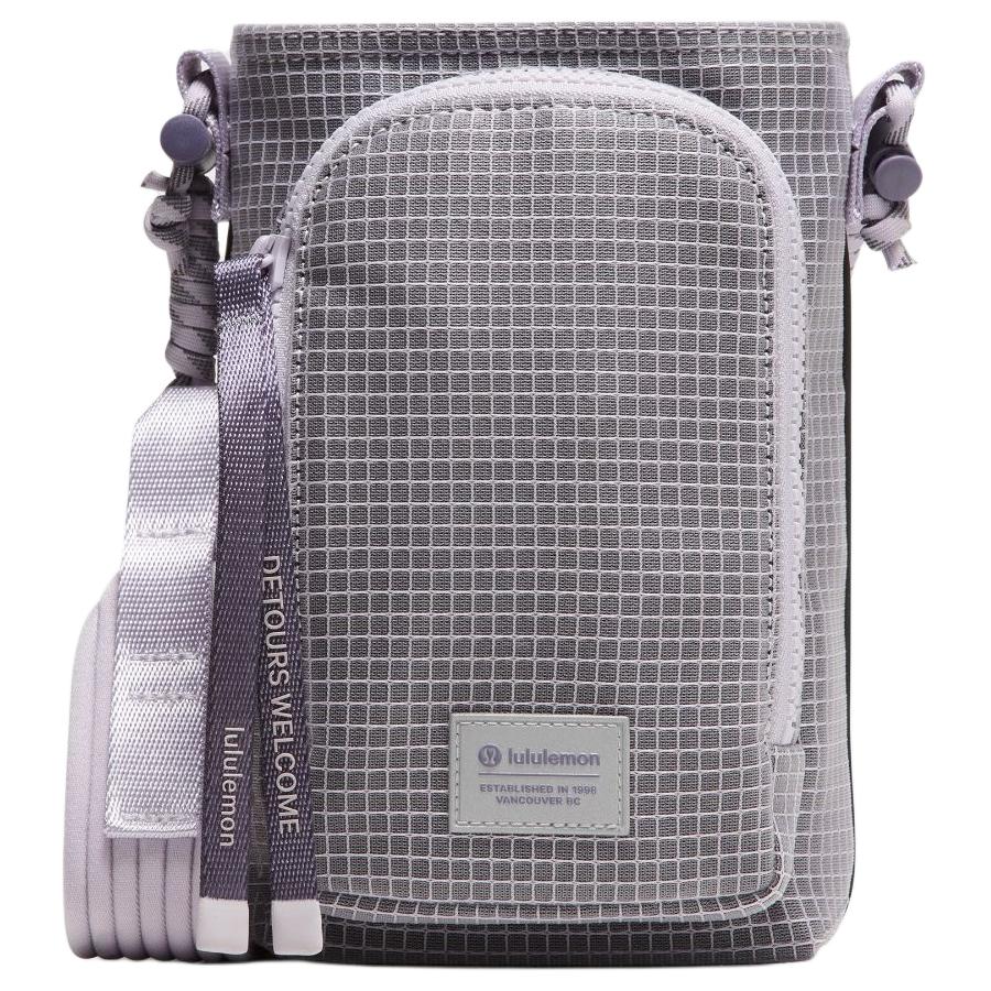

Lululemon Adjustable Strap Drawstring Opening Design Water Bottle Bag Unisex Crossbody Bag Light-Lavender Grape-Mist LU9CJZS-073461 Light Lavender with Grape Mist
