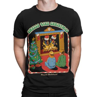 Riecht nach Weihnachtsspaß 70er-Jahre-Weihnachtsthema T-Shirt #SR#T433