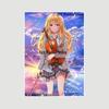 Japanische Anime Your Lie In April Poster weiß beschichtetes Papier Wandaufkleber Home Decor Wandbild Wohnzimmer Bar Dekoration Malerei